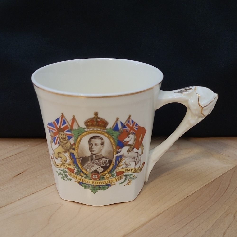 Vintage Kine Edward VIII Commemorative Mug